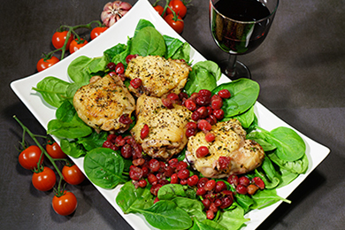 Chicken with Cranberries